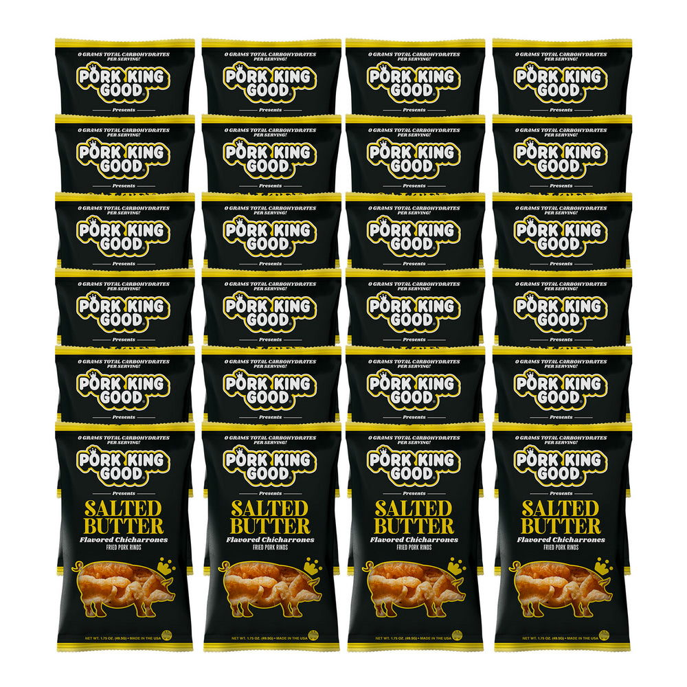 Pork King Good Salted Butter 1.75oz Pork Rinds