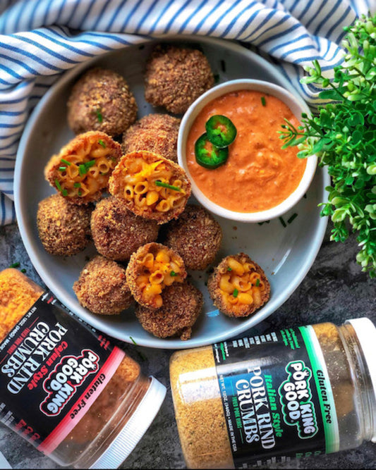 Cajun Mac and Cheese Balls ( @butter_me_keto )