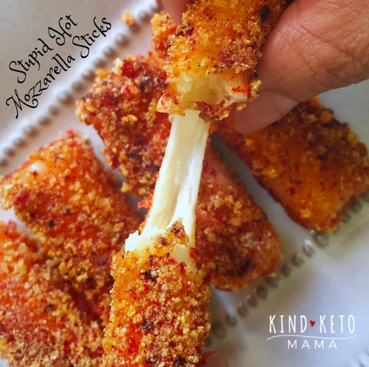 Stupid Hot Mozzarella Sticks by Darlene Garcia ( @kindketomama )