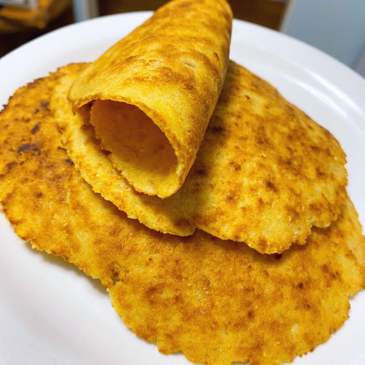 Pork Rind Tortilla ( @keto_clacksman)