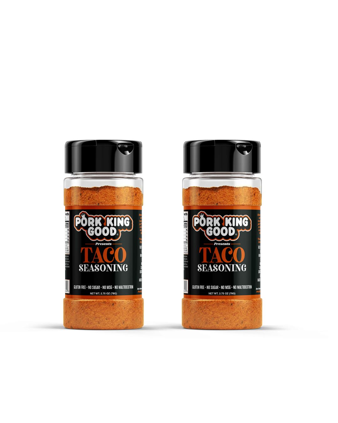 2 Pack Pork King Good Taco Seasoning