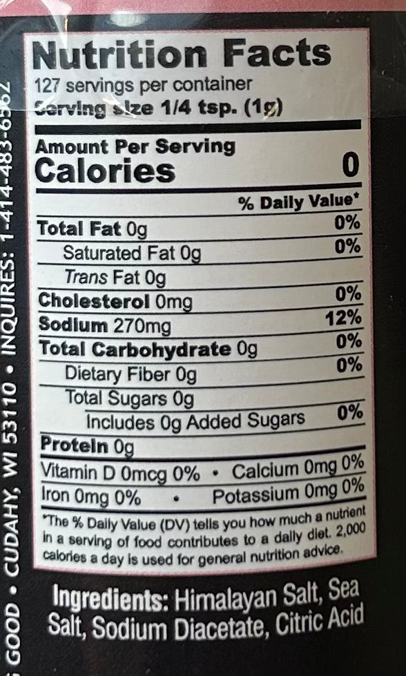 2 Pack Pork King Good Himalayan Pink Salt & Vinegar Seasoning