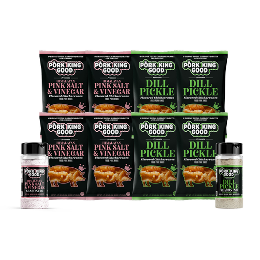 The Pucker Up Pork Rind + Seasoning  Pack