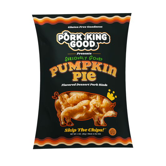 Pork King Good Pumpkin Pie Pork Rinds 3 oz - Single Bag