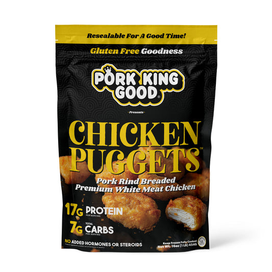 Frozen Chicken Puggets - 6 Pack Case - Frozen Shipping Included!