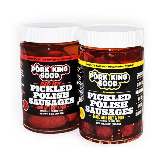 Pork King Good Pickled Polish Sausage Variety Pack