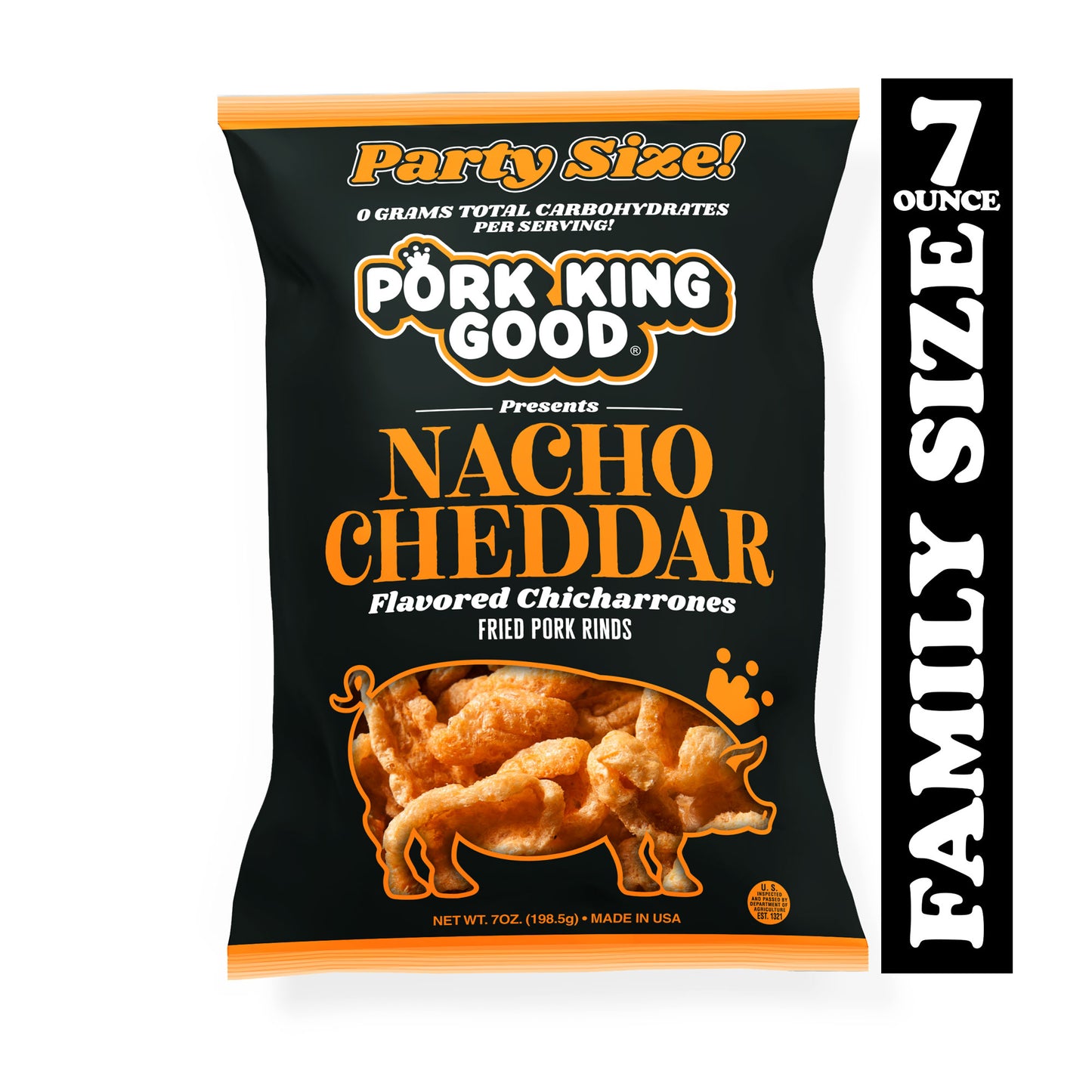 Pork King Good PORK RINDS ARE LIFE Variety Pack