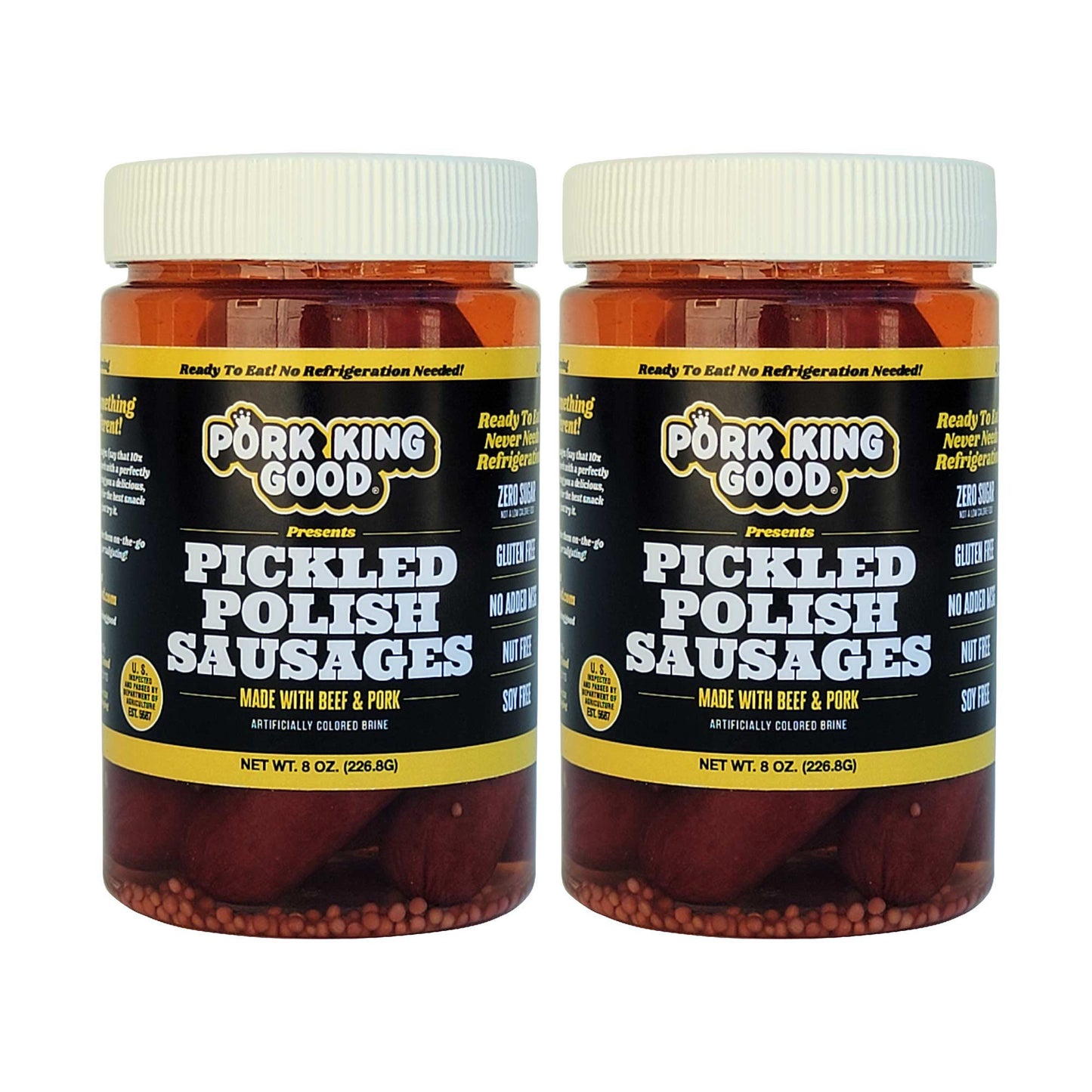 Pork King Good Pickled Polish Sausages 2 Pack