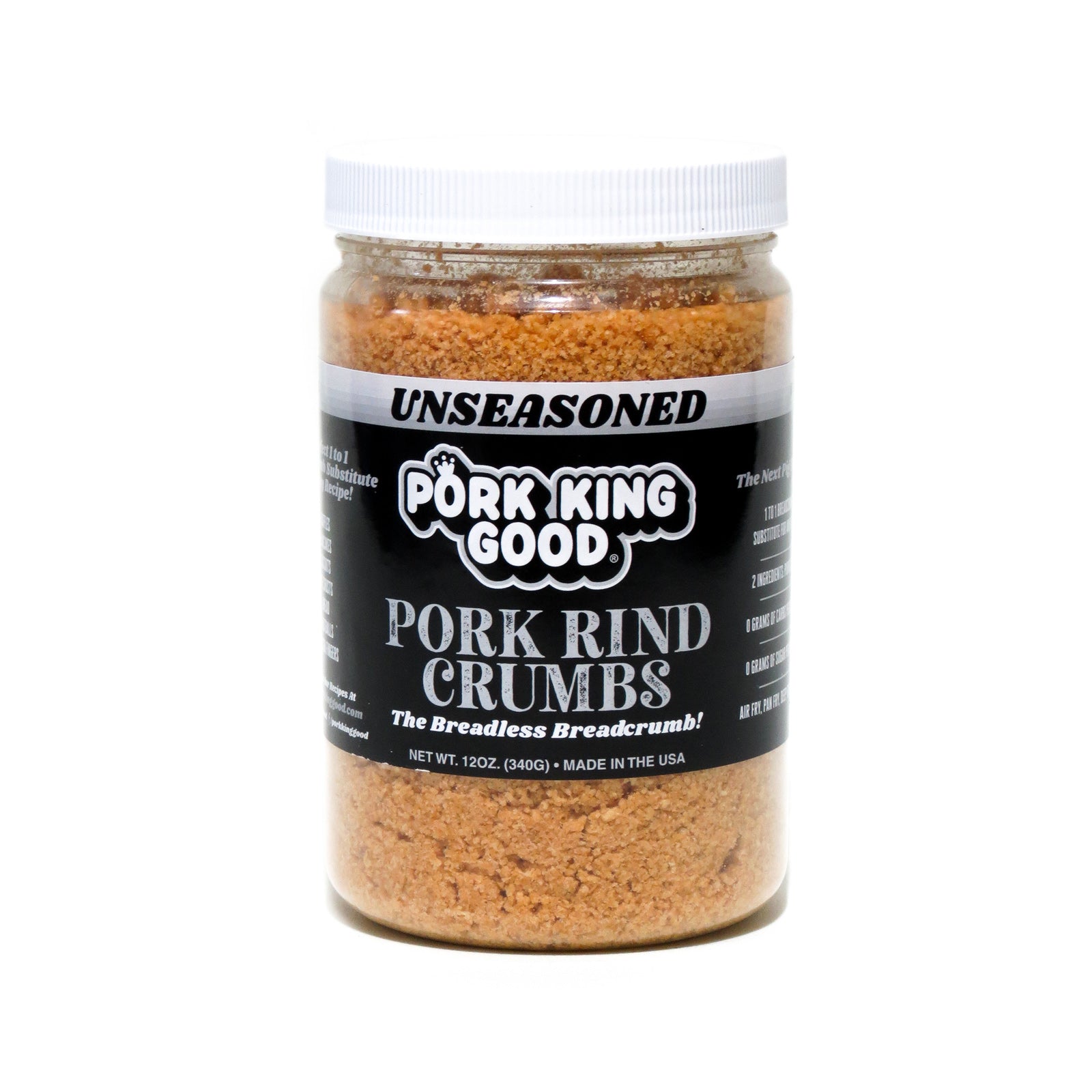 Pork King Good Pork Rind Crumbs Unseasoned Flavor - Pork King Good