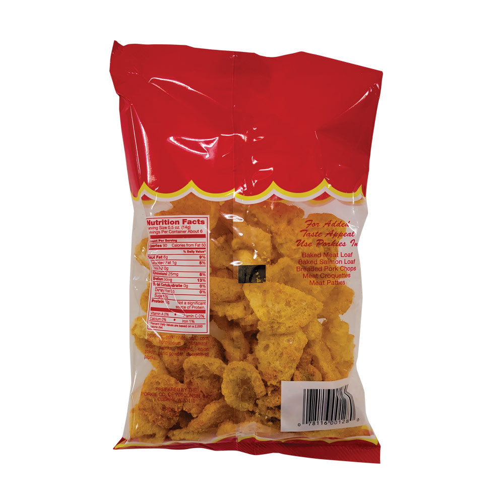 Porkie's Hot Flavored Pork Rinds -  1.75oz