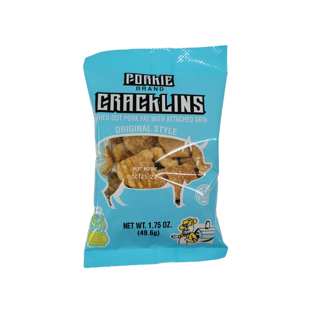 Porkie's Original Flavored Pork Cracklins -  1.75oz